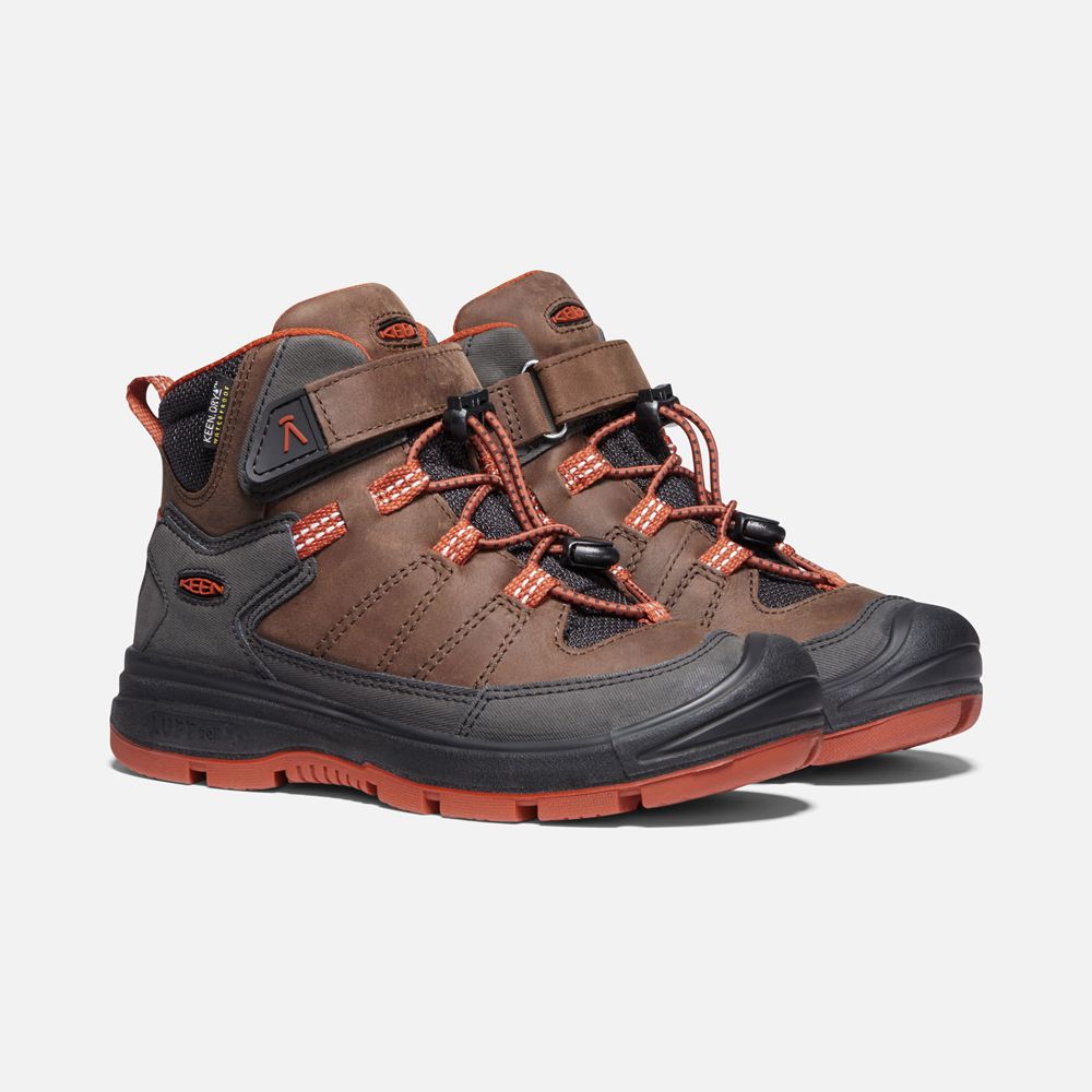 Keen Outdoor Bot Çocuk Kahverengi - Redwood Waterproof - Türkiye YBKV71309